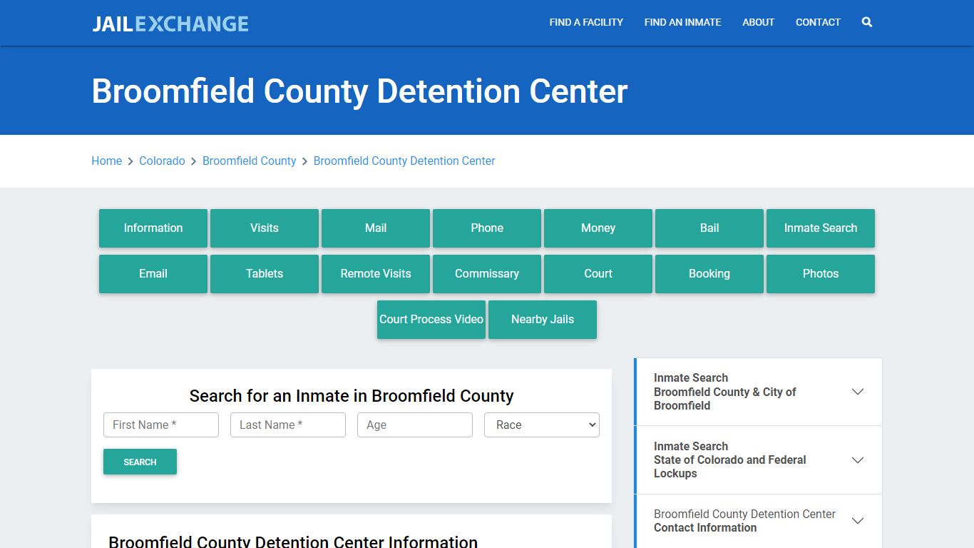 Broomfield County Detention Center - Jail Exchange